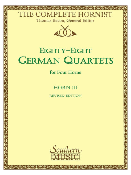 88 German Quartets Horn Quartet - Horn 3 法國號 四重奏 | 小雅音樂 Hsiaoya Music