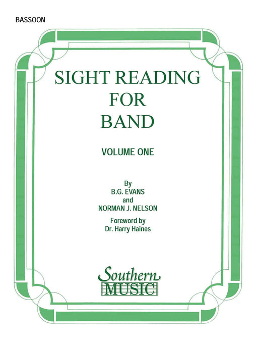 Sight Reading for Band, Book 1 Bassoon 視奏 管樂團 | 小雅音樂 Hsiaoya Music