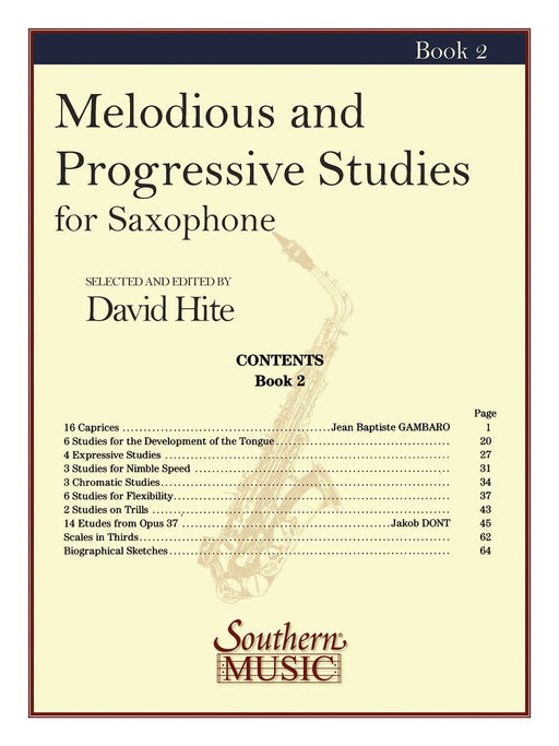 Melodious and Progressive Studies, Book 2 Saxophone 薩氏管 旋律練習曲 | 小雅音樂 Hsiaoya Music