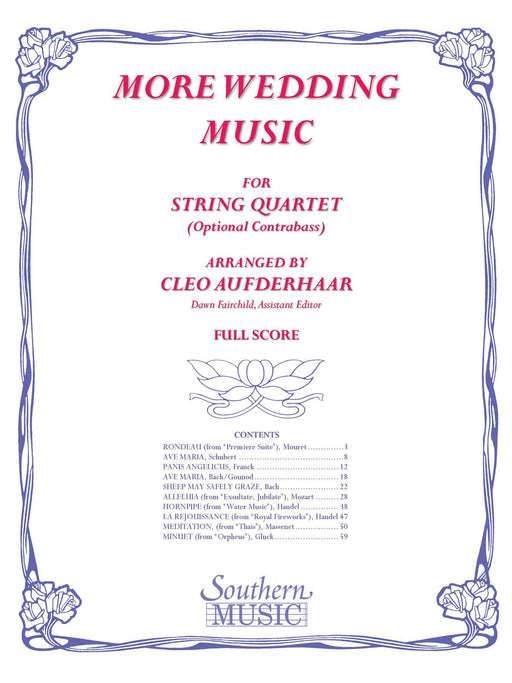 More Wedding Music Conductor Score 指揮 弦樂四重奏 | 小雅音樂 Hsiaoya Music