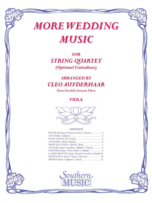 More Wedding Music Viola Part (from string quartet) 中提琴 弦樂四重奏 | 小雅音樂 Hsiaoya Music