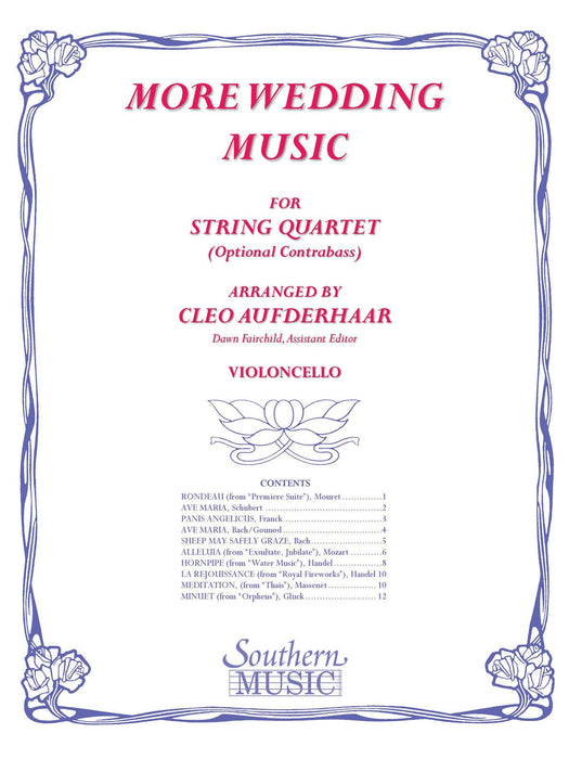 More Wedding Music Cello Part Only (from string quartet) 大提琴 弦樂四重奏 | 小雅音樂 Hsiaoya Music