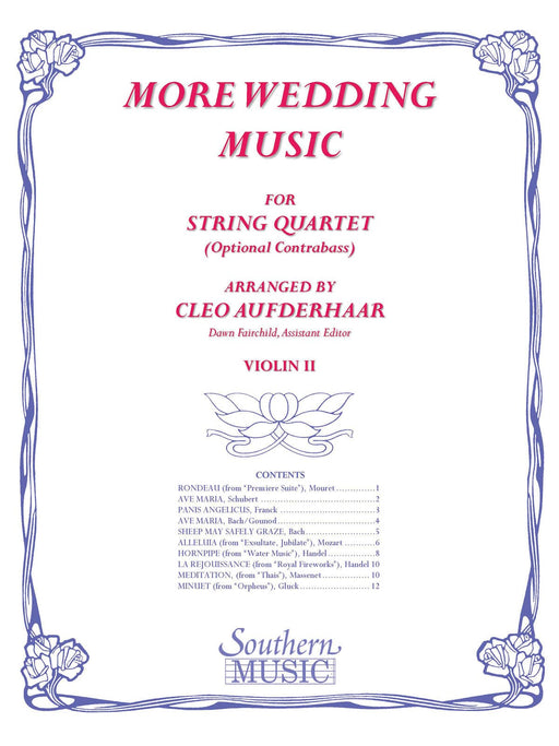 More Wedding Music Violin 2 Part (from string quartet) 小提琴 弦樂四重奏 | 小雅音樂 Hsiaoya Music