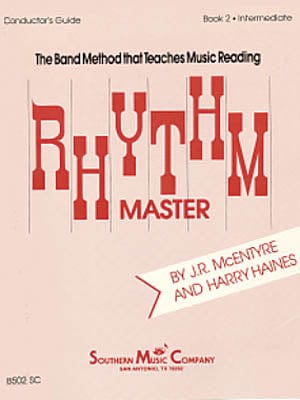 Rhythm Master - Book 2 (Intermediate) Conductor's Guide 節奏大師 管樂團 | 小雅音樂 Hsiaoya Music