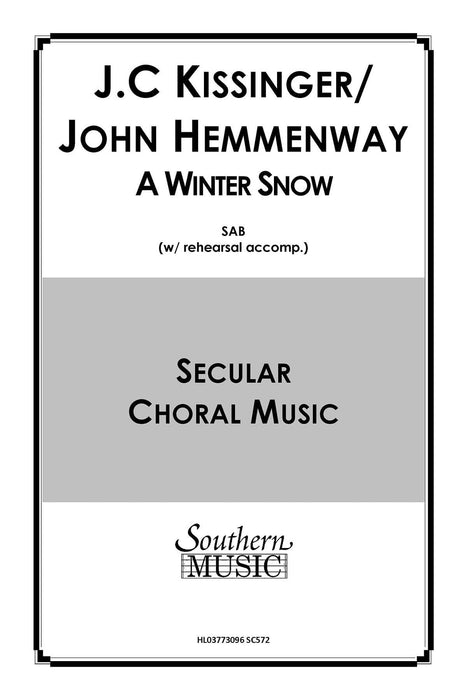 A Winter Snow Choral Music/Octavo Secular Satb 合唱 | 小雅音樂 Hsiaoya Music