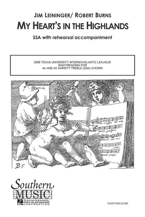 My Heart's in the Highlands Choral Music/Octavo Secular Ssa 合唱 | 小雅音樂 Hsiaoya Music