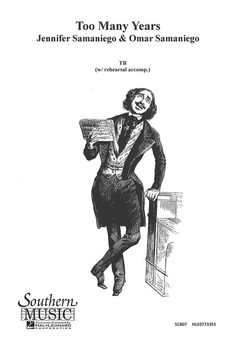 Too Many Years Choral Music/Octavo Secular Ttbb 合唱 | 小雅音樂 Hsiaoya Music