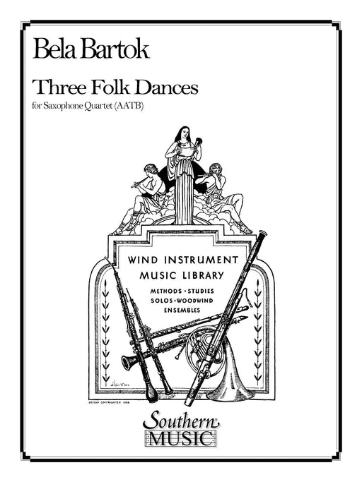Three Folk Dances Saxophone Quartet 巴爾托克 民謠薩氏管 舞曲 薩氏管重奏 | 小雅音樂 Hsiaoya Music