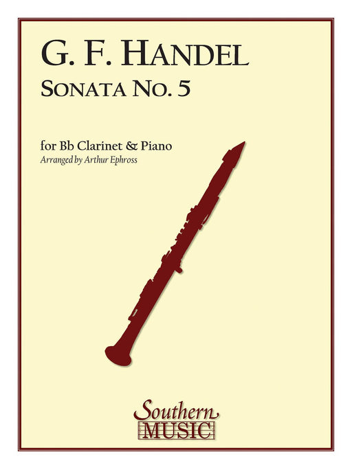 Sonata No. 5 Clarinet 韓德爾 奏鳴曲 豎笛 | 小雅音樂 Hsiaoya Music