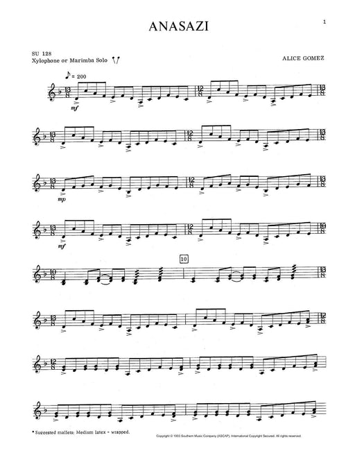 Anasazi Marimba Unaccompanied 無伴奏 馬林巴琴 | 小雅音樂 Hsiaoya Music