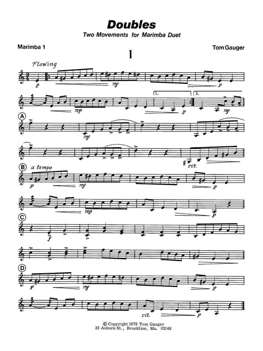 Doubles Percussion Music/Mallet/marimba/vibra 擊樂器 馬林巴琴 | 小雅音樂 Hsiaoya Music