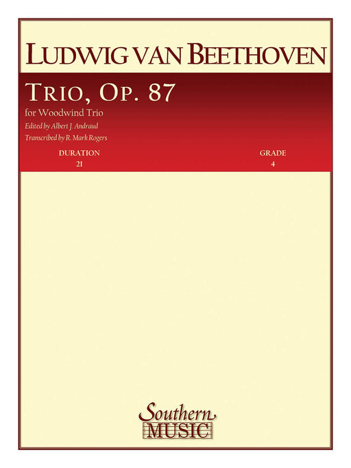 Trio, Op. 87 Flute, Oboe and Clarinet 貝多芬 三重奏 長笛 木管三重奏 | 小雅音樂 Hsiaoya Music