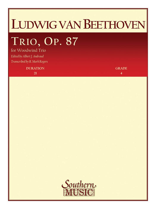 Trio, Op. 87 Flute, Oboe and Clarinet 貝多芬 三重奏 長笛 木管三重奏 | 小雅音樂 Hsiaoya Music