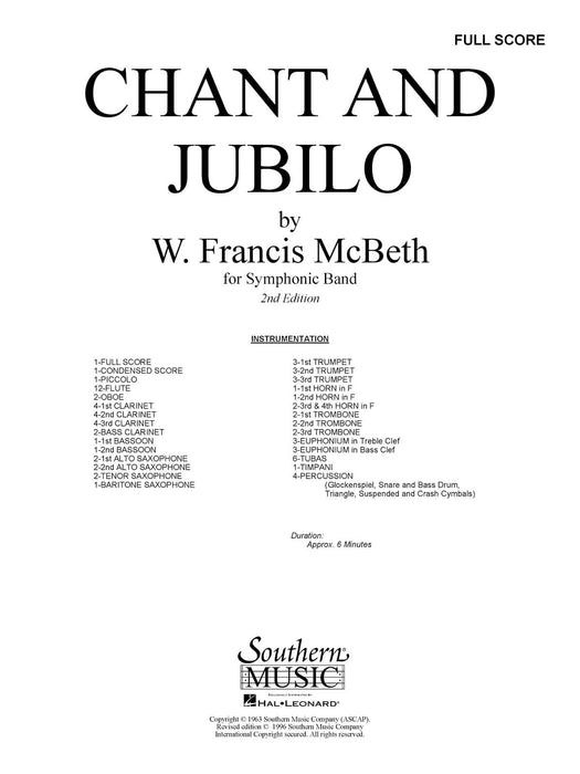 Chant and Jubilo (2nd Edition) 聖歌 管樂團 | 小雅音樂 Hsiaoya Music