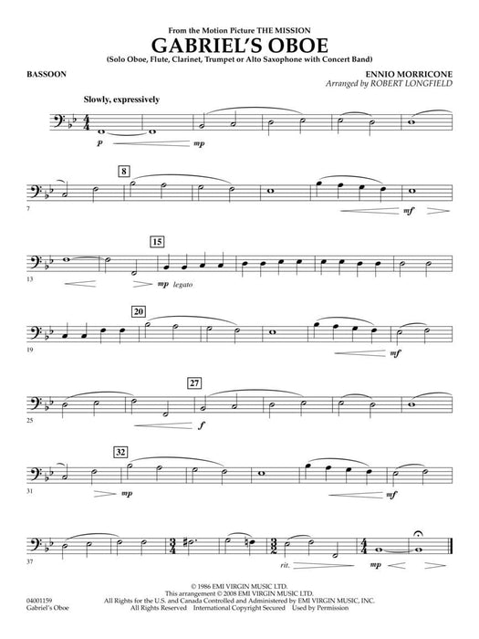 Gabriel's Oboe (from The Mission) For soloist and band 雙簧管 獨奏 | 小雅音樂 Hsiaoya Music