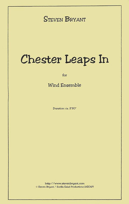 Chester Leaps In Eric Whitacre Concert Band Series 室內管樂團 | 小雅音樂 Hsiaoya Music