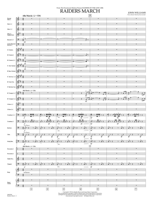 Raiders March Score and Parts 進行曲 | 小雅音樂 Hsiaoya Music