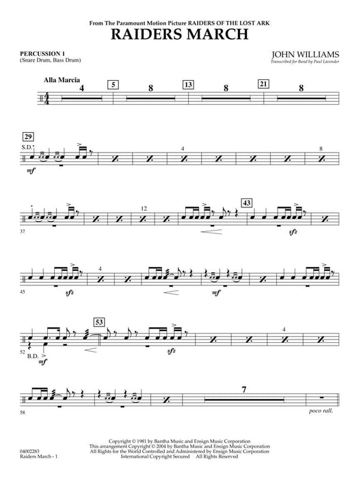 Raiders March Score and Parts 進行曲 | 小雅音樂 Hsiaoya Music