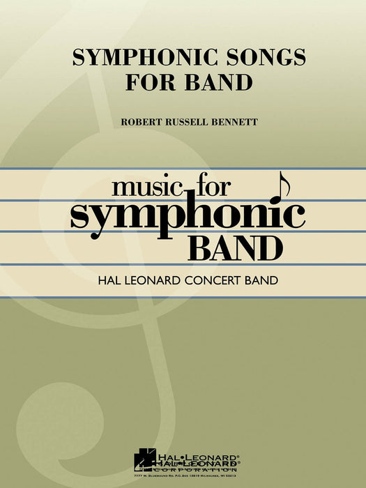 Symphonic Songs for Band (Deluxe Edition) Full Score 大總譜 | 小雅音樂 Hsiaoya Music