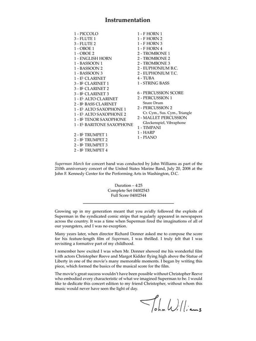 Superman March Score and Parts 進行曲 | 小雅音樂 Hsiaoya Music