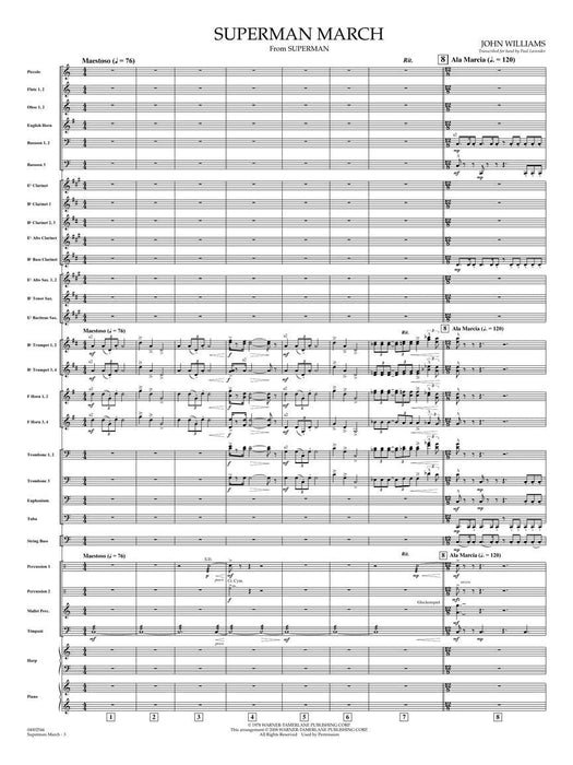 Superman March Score and Parts 進行曲 | 小雅音樂 Hsiaoya Music