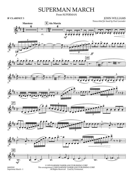 Superman March Score and Parts 進行曲 | 小雅音樂 Hsiaoya Music