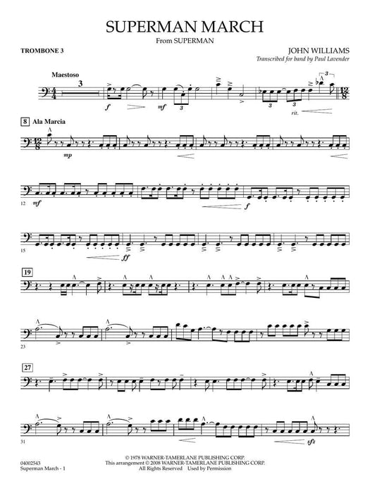 Superman March Score and Parts 進行曲 | 小雅音樂 Hsiaoya Music