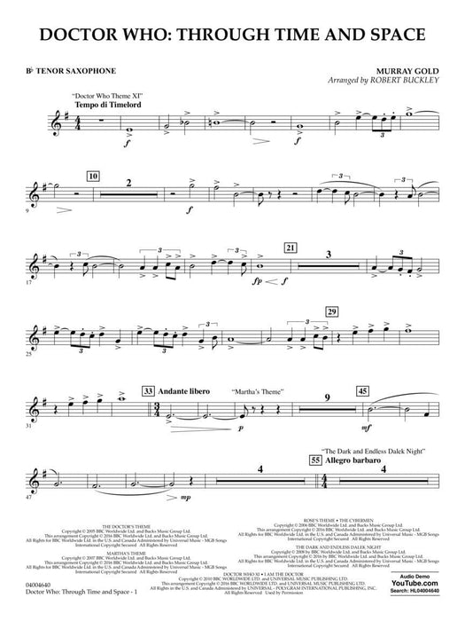 Doctor Who: Through Time and Space | 小雅音樂 Hsiaoya Music