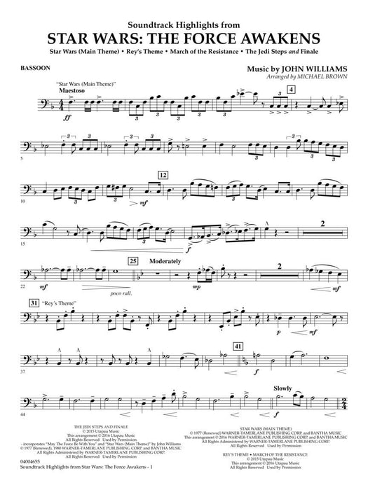 Soundtrack Highlights from Star Wars: The Force Awakens | 小雅音樂 Hsiaoya Music