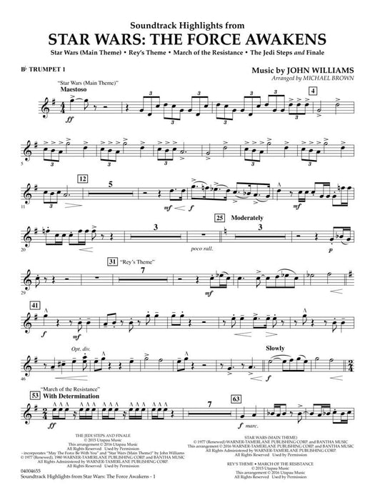 Soundtrack Highlights from Star Wars: The Force Awakens | 小雅音樂 Hsiaoya Music