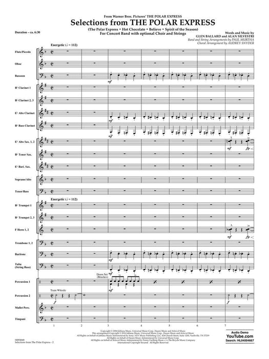 Selections from The Polar Express Concert Band with Opt. Choir and Strings 室內管樂團 弦樂 | 小雅音樂 Hsiaoya Music