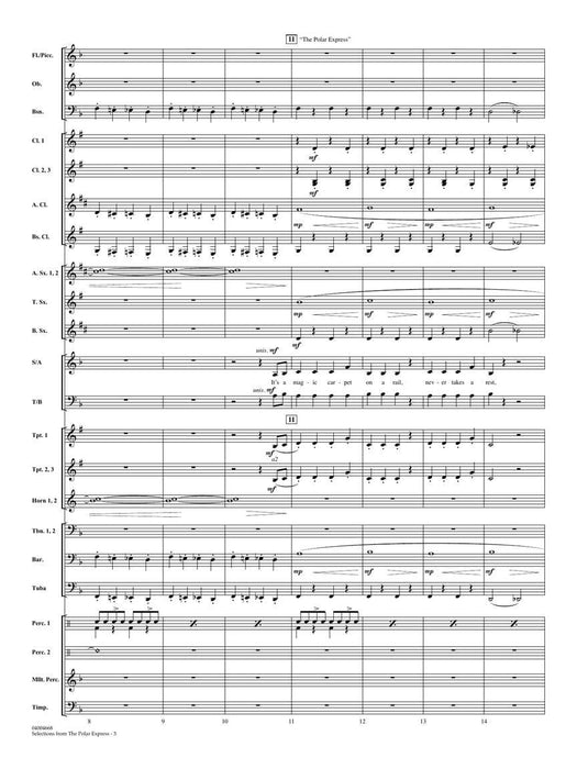 Selections from The Polar Express Concert Band with Opt. Choir and Strings 室內管樂團 弦樂 | 小雅音樂 Hsiaoya Music