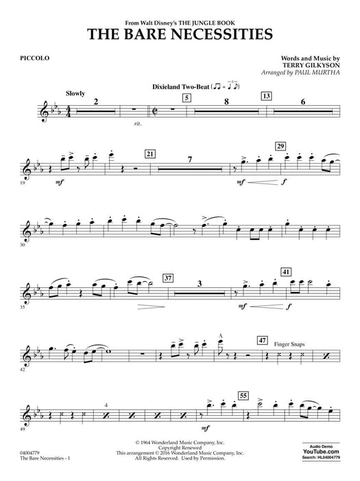 The Bare Necessities | 小雅音樂 Hsiaoya Music