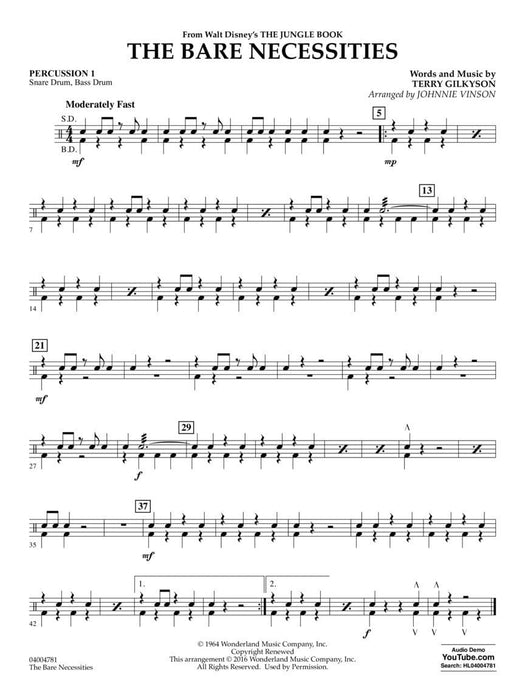 The Bare Necessities | 小雅音樂 Hsiaoya Music