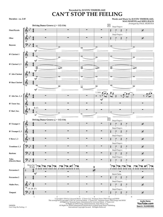 Can't Stop the Feeling | 小雅音樂 Hsiaoya Music