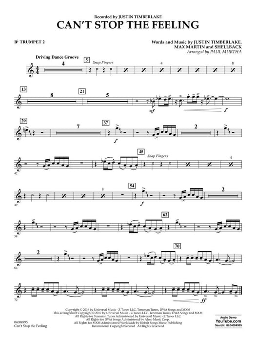 Can't Stop the Feeling | 小雅音樂 Hsiaoya Music