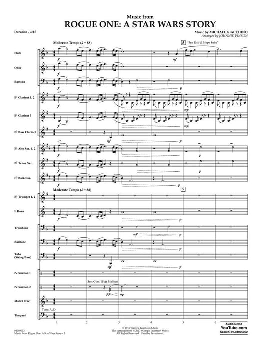 Music from Rogue One: A Star Wars Story | 小雅音樂 Hsiaoya Music