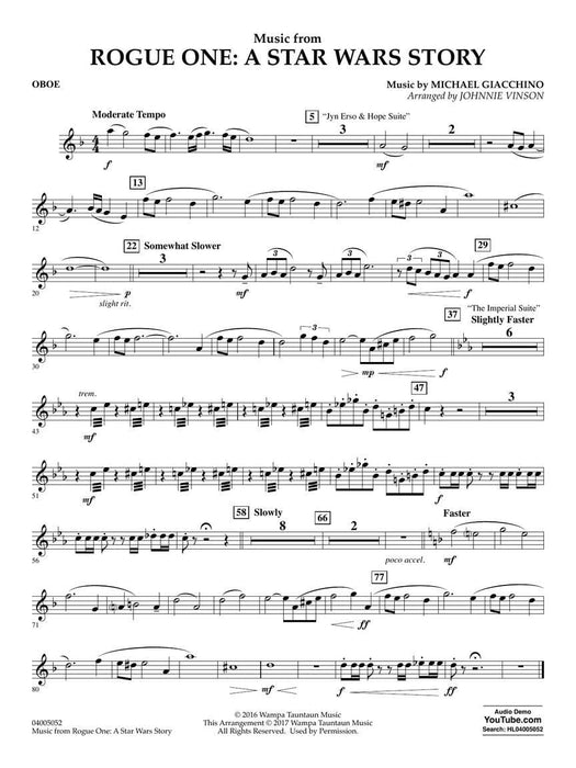 Music from Rogue One: A Star Wars Story | 小雅音樂 Hsiaoya Music