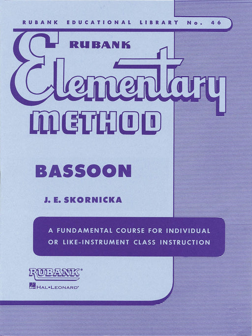 Rubank Elementary Method - Bassoon 低音管 | 小雅音樂 Hsiaoya Music