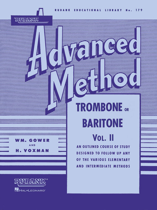 Rubank Advanced Method - Trombone or Baritone, Vol. 2 長號 | 小雅音樂 Hsiaoya Music