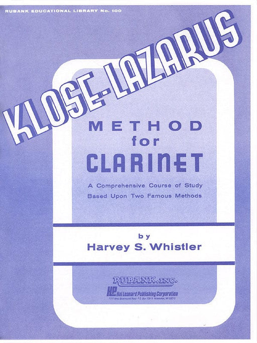 Kloze-Lazarus Method for Clarinet A Comprehensive Course Based on Two Famous Methods 豎笛 | 小雅音樂 Hsiaoya Music