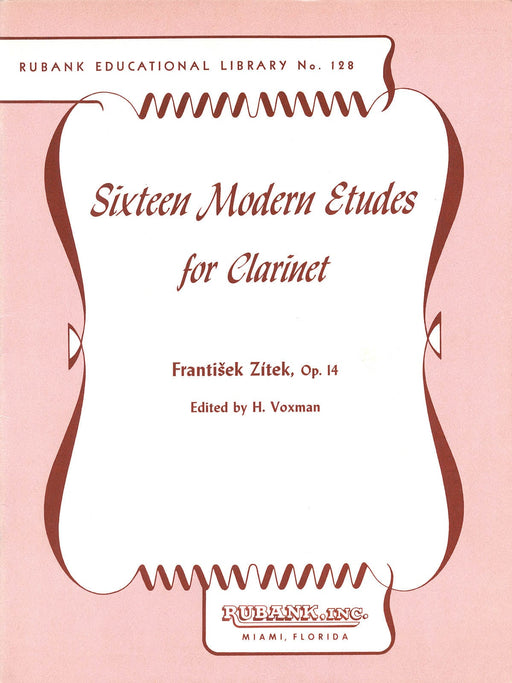 Sixteen Modern Etudes for Clarinet, Op. 14 練習曲 豎笛 | 小雅音樂 Hsiaoya Music