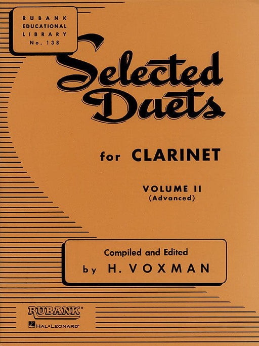 Selected Duets for Clarinet Volume 2 - Advanced 二重奏 豎笛 | 小雅音樂 Hsiaoya Music