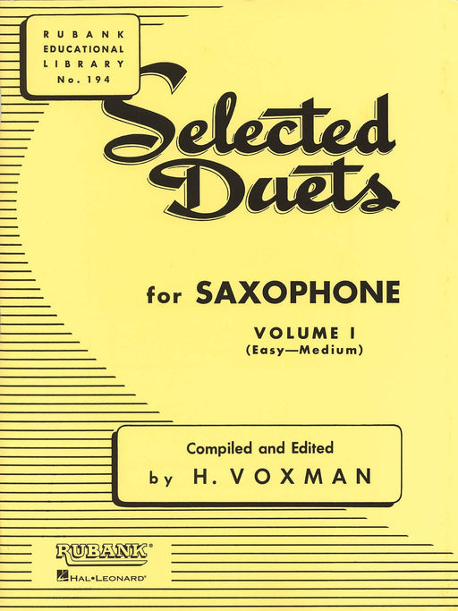 Selected Duets for Saxophone Volume 1 - Easy to Medium 薩氏管 二重奏 | 小雅音樂 Hsiaoya Music