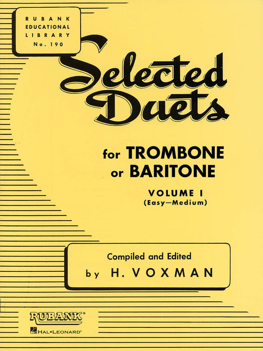 Selected Duets for Trombone or Baritone Volume 1 - Easy to Medium 長號 二重奏 | 小雅音樂 Hsiaoya Music