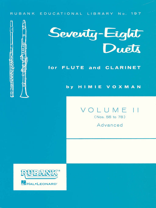 78 Duets for Flute and Clarinet Volume 2 - Advanced (Nos. 56-78) 長笛 木管二重奏 | 小雅音樂 Hsiaoya Music