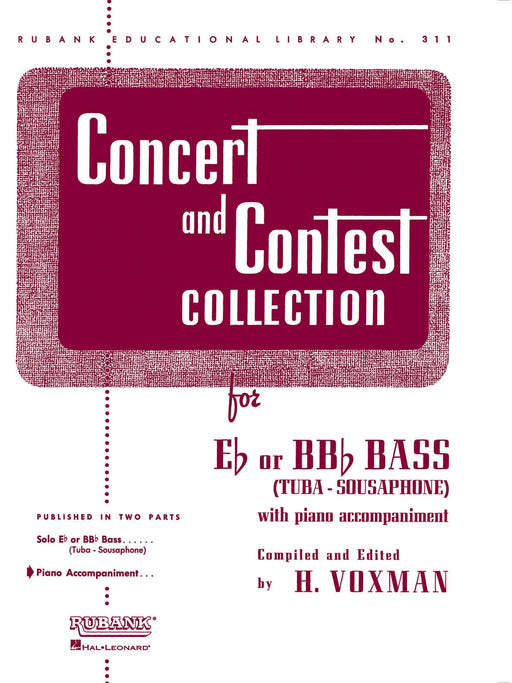 Concert and Contest Collection for Bass/Tuba (B.C.) Piano Accompaniment 音樂會 伴奏 低音號 | 小雅音樂 Hsiaoya Music
