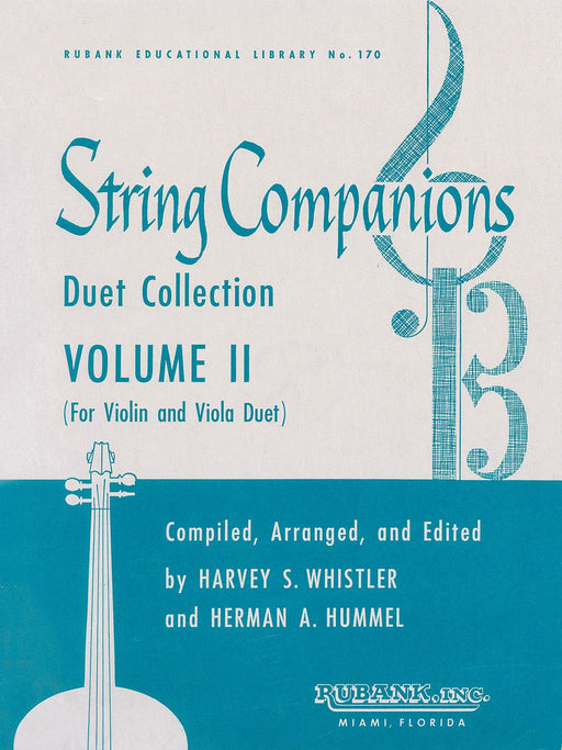 String Companions, Volume 2 Violin and Viola Duet Collection Published in Score Form 小提琴 中提琴 弦樂二重奏 | 小雅音樂 Hsiaoya Music