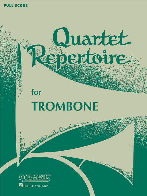 Quartet Repertoire for Trombone Full Score 四重奏 大總譜 長號 | 小雅音樂 Hsiaoya Music