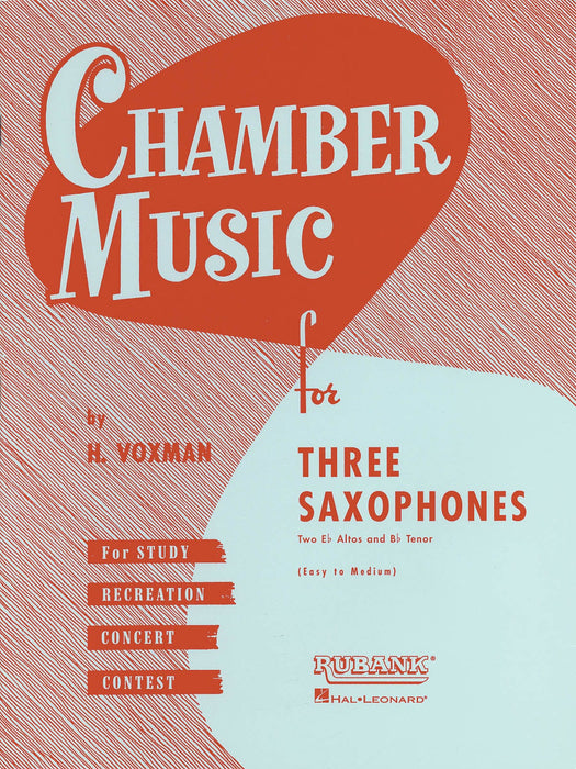 Chamber Music for Three Saxophones for Two Eb Alto and Bb Tenor Saxophones 室內樂 中音 薩氏管重奏 | 小雅音樂 Hsiaoya Music